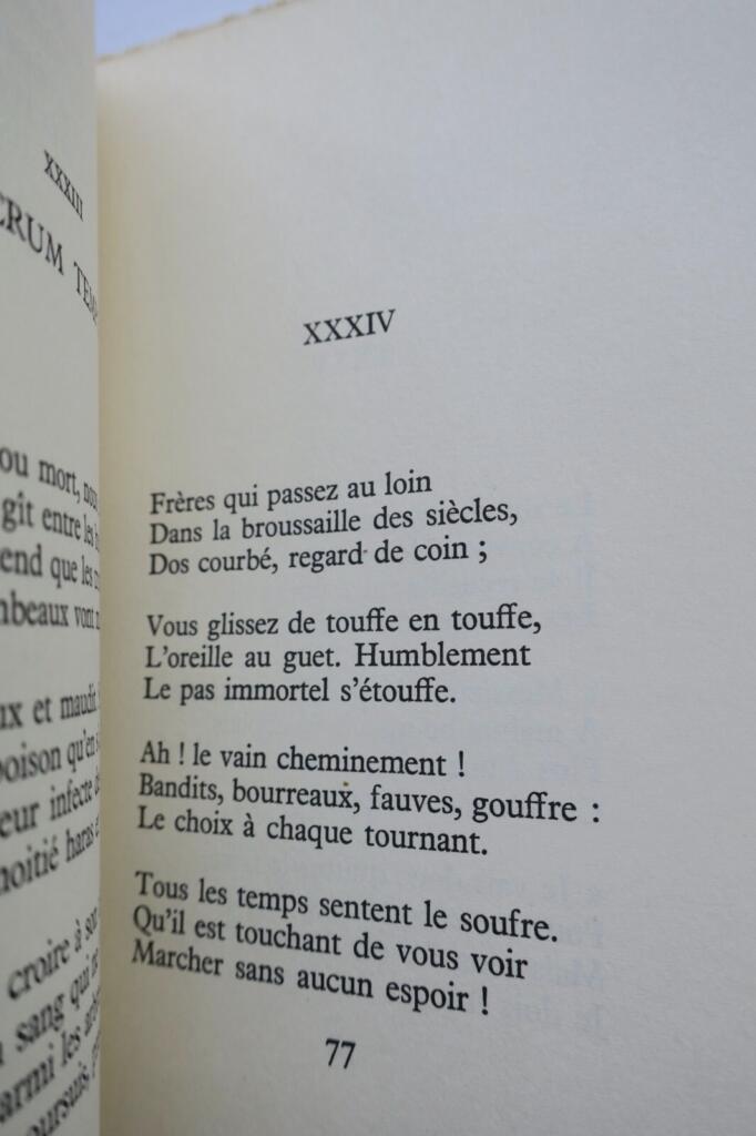 Poetry collections with author inscription