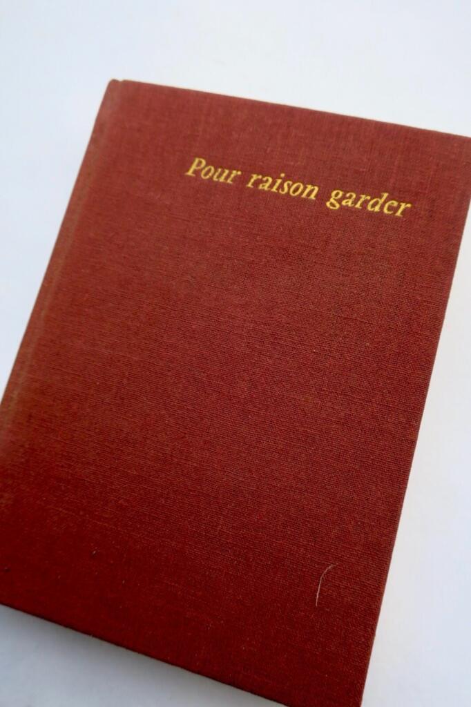 Jules Romains' "Pour raison garder" mit Widmung