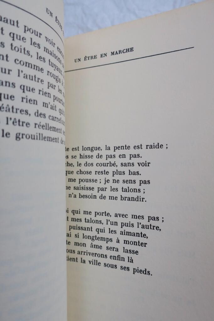 ROMAINS Jules Un être en marche. Maisons; poésie + dédicace