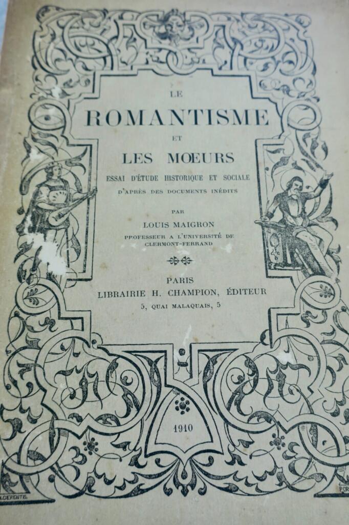 Romanticism and Morality: Historical-Social Study