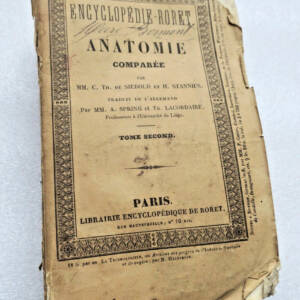 Roret Anatomía Comparada - Enciclopedia Roret 1850