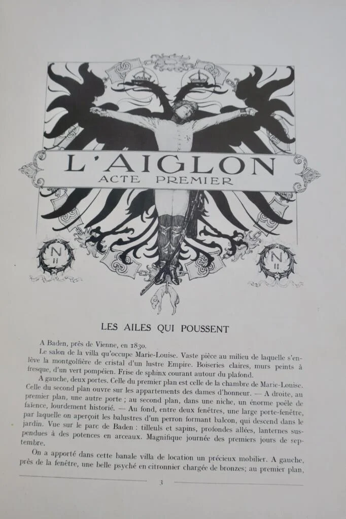 ROSTAND Edmond L’Aiglon Lafitte