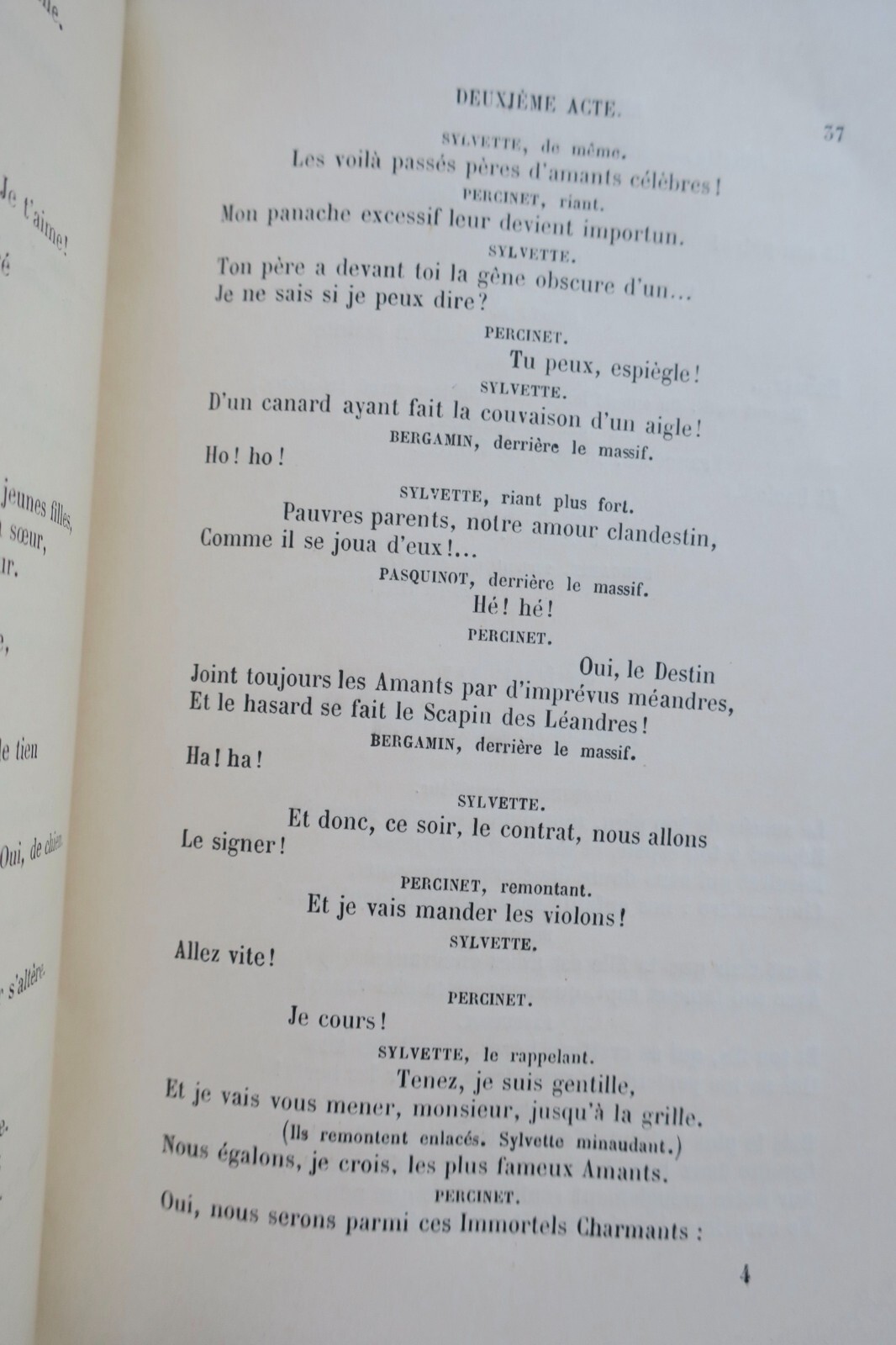 青春浪漫的喜剧<span class="lla-card-orig-wrap"><span class="lla-card-orig">❦ ROSTAND EDMOND LES ROMANESQUES 1898</span></span> - La Librairie Antique