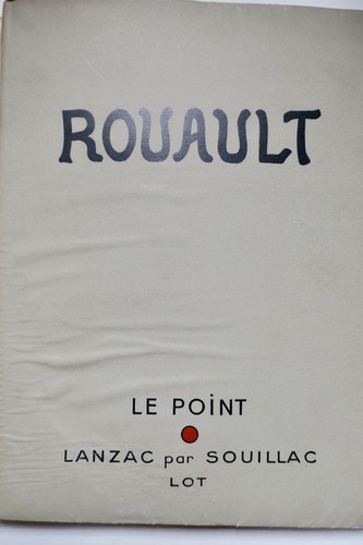 Sonderausgabe über Rouault<span class="lla-card-orig-wrap"><span class="lla-card-orig">❦ ROUAULT Le Point, nos. XXVI-XXVII (26-27) : Rouault</span></span> - La Librairie Antique