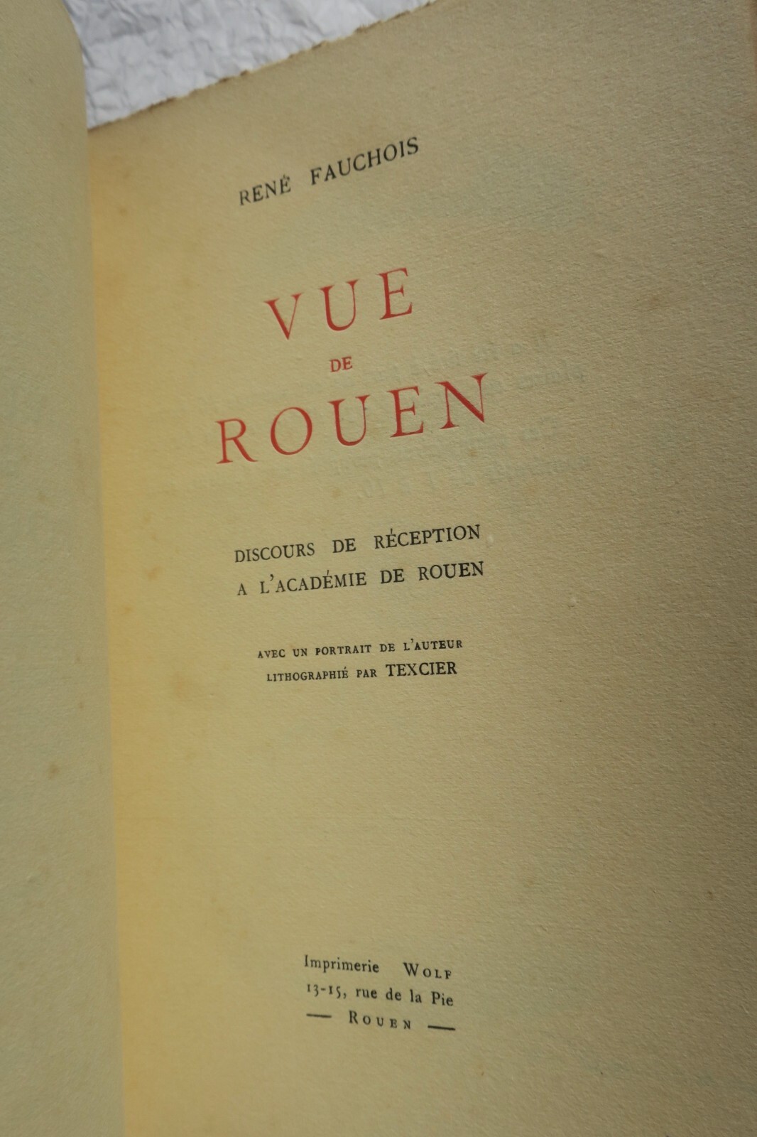 Blick auf Rouen mit Empfangsrede - Image 7