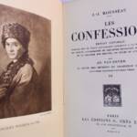 ROUSSEAU CONFESSIONS 1927