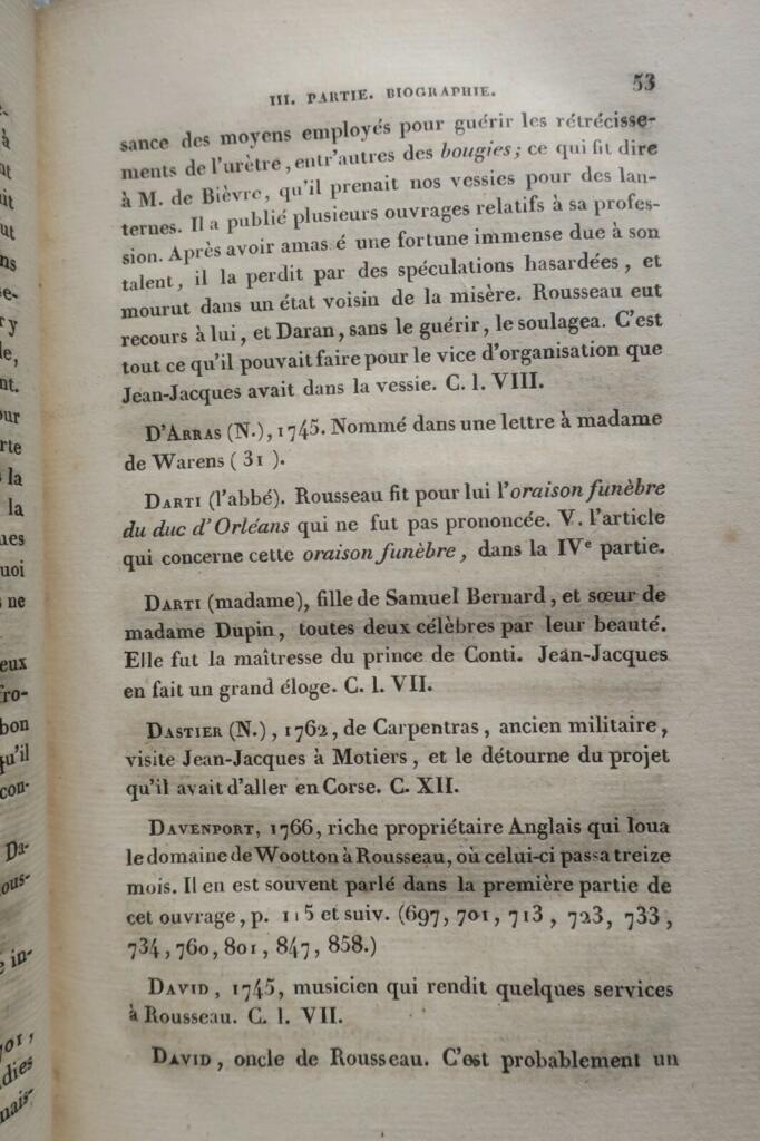 Leben und Werke von J.J. Rousseau
