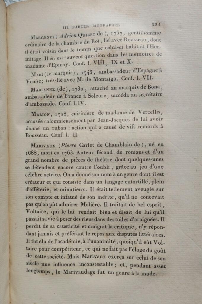 Leben und Werke von J.J. Rousseau