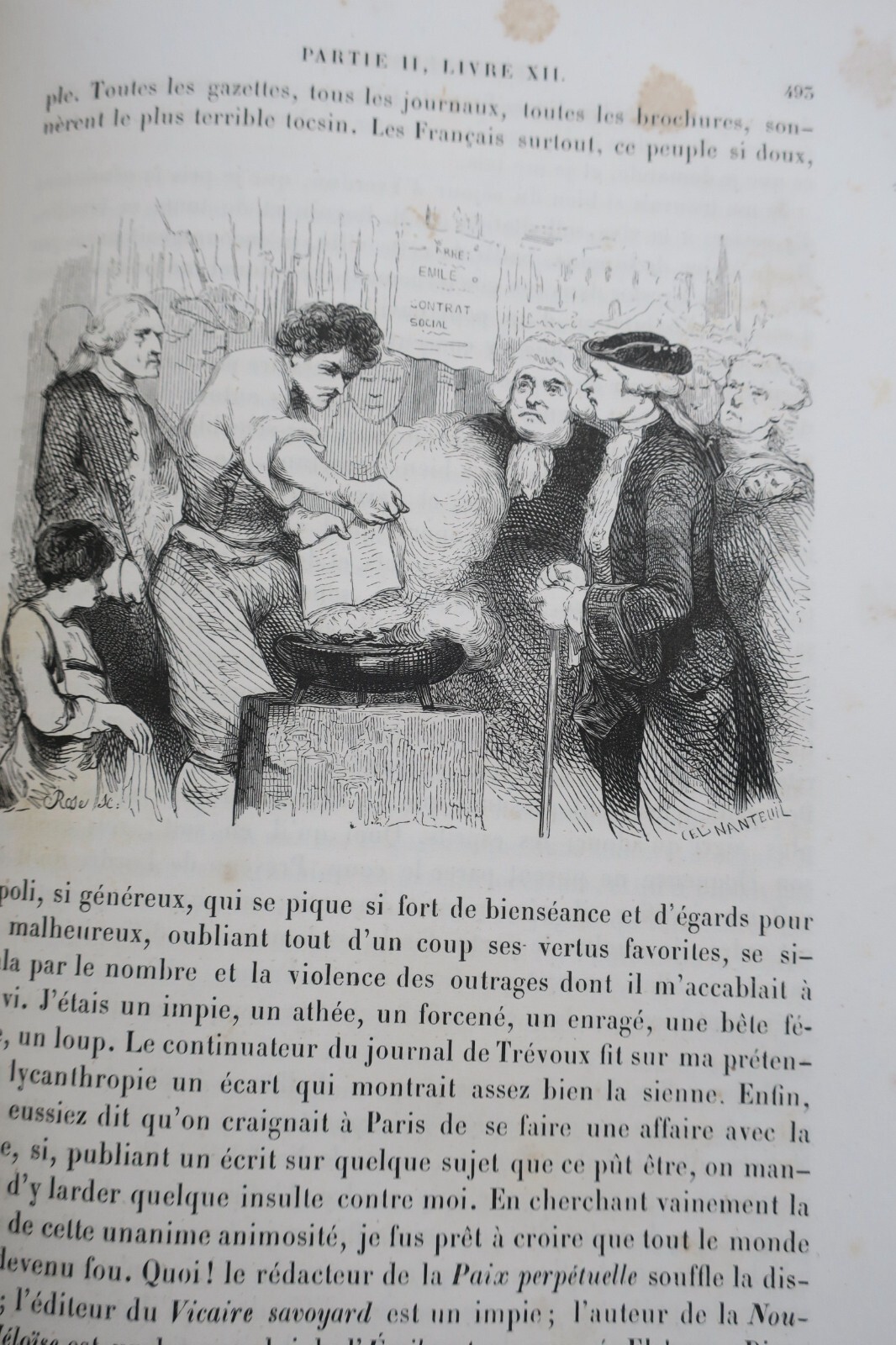 ROUSSEAU, Jean-Jacques Confessions 1846 – Image 3