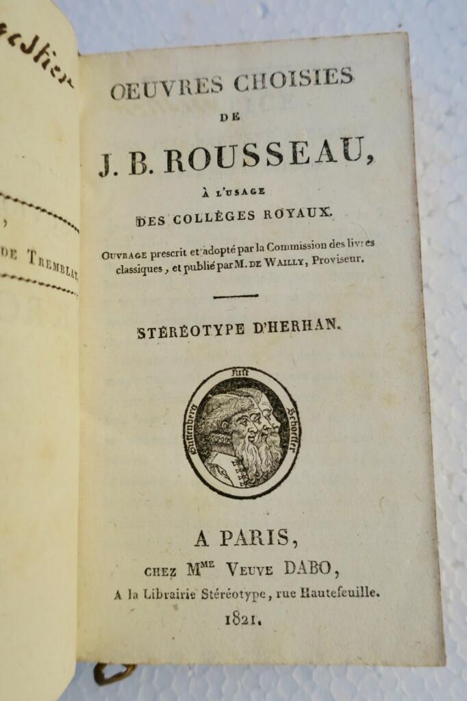 Ausgewählte Werke von J.B. Rousseau