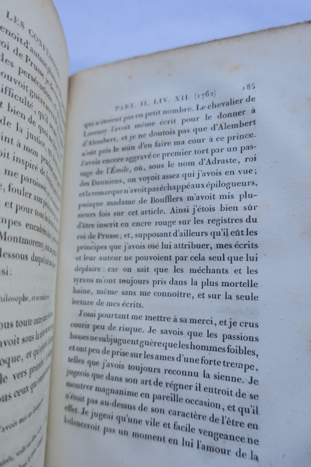 ROUSSEAU OEUVRES COMPLETES DE J.J.ROUSSEAU CONFESSIONS 1826 – Image 6