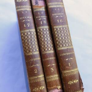 ROUSSEAU OEUVRES COMPLETES DE J.J.ROUSSEAU CONFESSIONS 1826