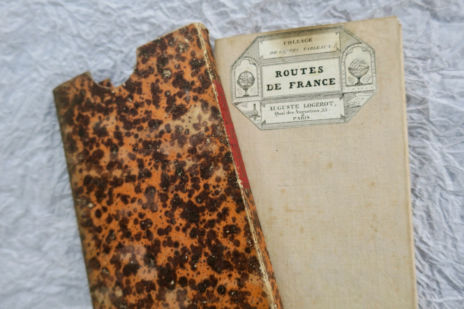 Straßennetz Frankreichs - Postkarte der Republik<span class="lla-card-orig-wrap"><span class="lla-card-orig">❦ Routes de France: Novelle carte postale de la république</span></span> - La Librairie Antique