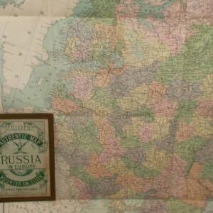 ヨーロッパのロシアの地図