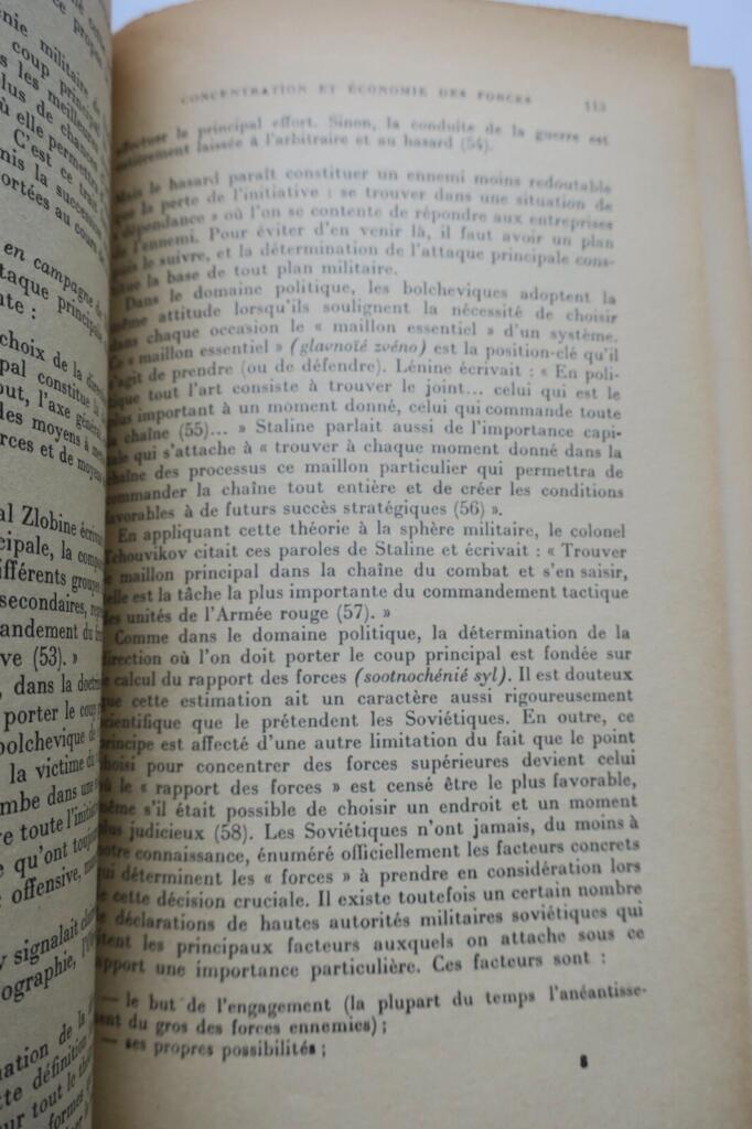 Russie DOCTRINE MILITAIRE SOVIETIQUE 1956