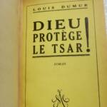 Russie DUMUR Dieu protège le Tsar ! SP