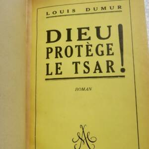 Russie DUMUR Dieu protège le Tsar ! SP