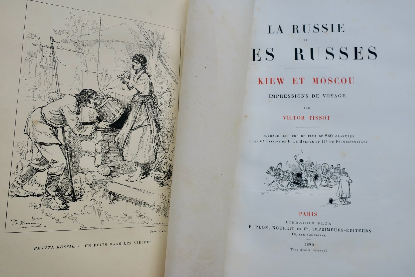 Russie et les russes Kiew et Moscou impressions de voyage 1884 - La Librairie Antique