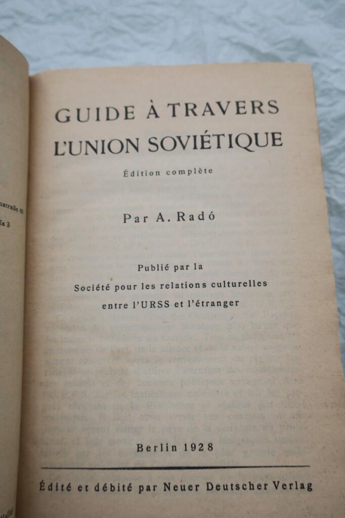 Soviet Union Travel Guide 1928