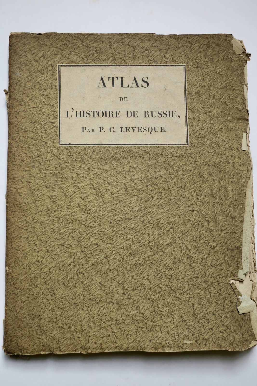 Atlas der russischen Geschichte<span class="lla-card-orig-wrap"><span class="lla-card-orig">❦ Russie LEVESQUE Atlas de l’Histoire de Russie, et des principales nations de …</span></span> - La Librairie Antique