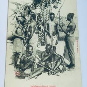SAGAIE indigènes du Congo français GUERRIERS