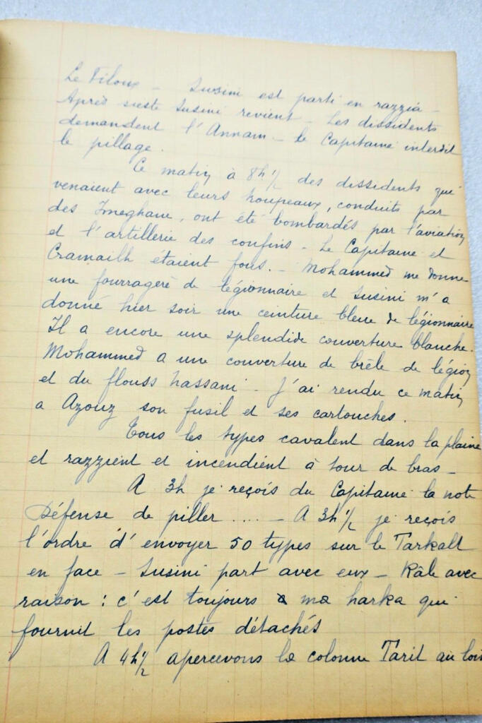Saint-Cyr Marokko 1933 & Militärleben 6. RTS