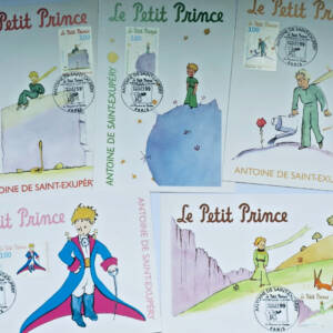 Saint-Exupéry 1er JOUR LE PETIT PRINCE ANTOINE DE SAINT EXUPERY 5 cartes