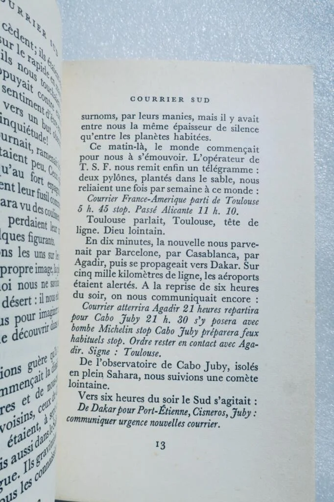 SAINT-EXUPÉRY Antoine de Courrier Sud 1967