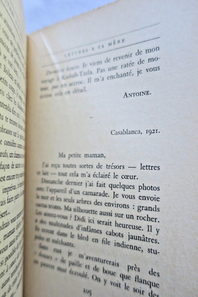SAINT-EXUPÉRY Lettres à sa mère S.P.