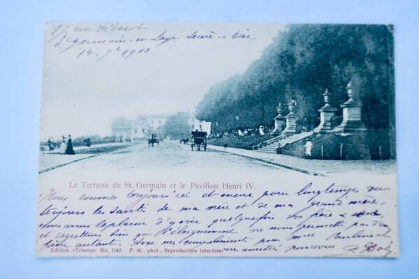 Saint-Germain en Laye terrasse & pavillon Henri IV 1902
