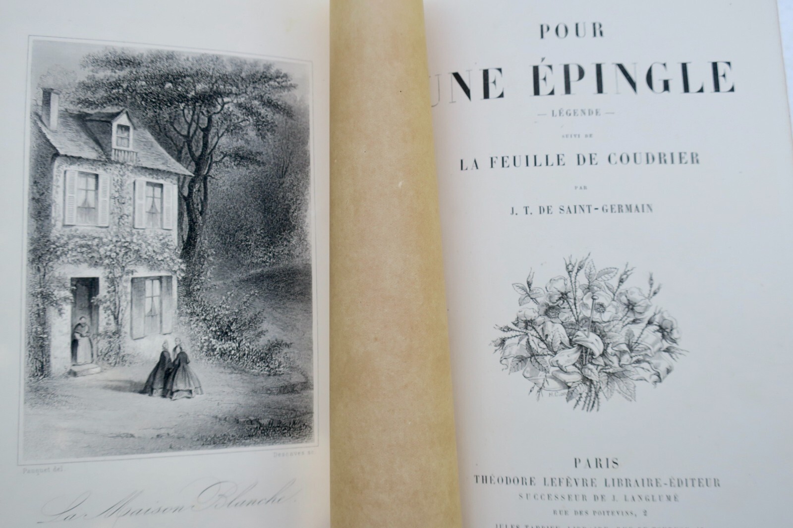 SAINT-GERMAIN Pour une Epingle, légende. Suivi de La Feuille de Coudrier - La Librairie Antique