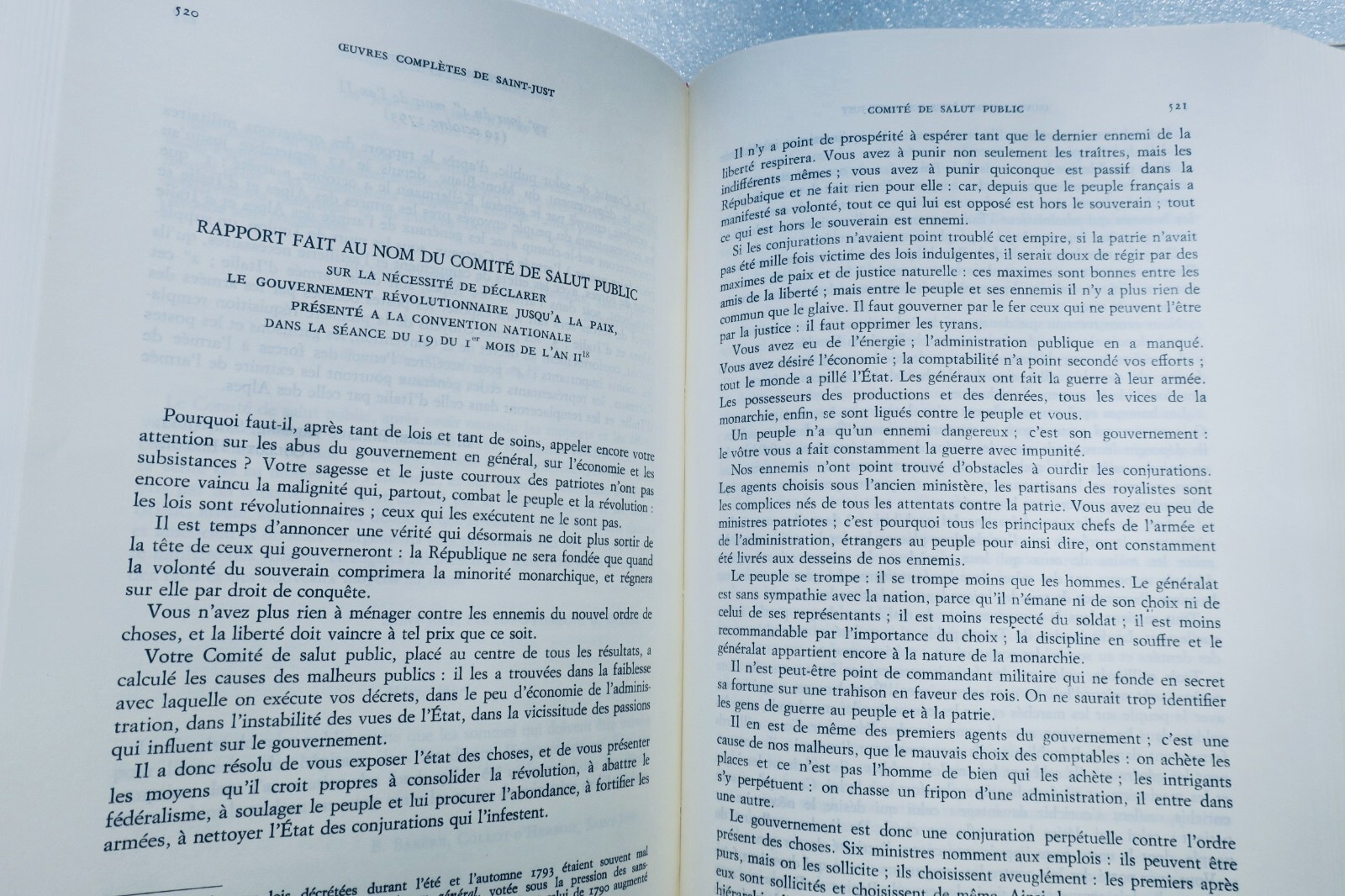 圣-朱斯特完整作品<span class="lla-card-orig-wrap"><span class="lla-card-orig">❦ Saint-Just oeuvres complètes</span></span> - La Librairie Antique