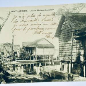 SAINT-LAURENT Case de pêcheurs annamites