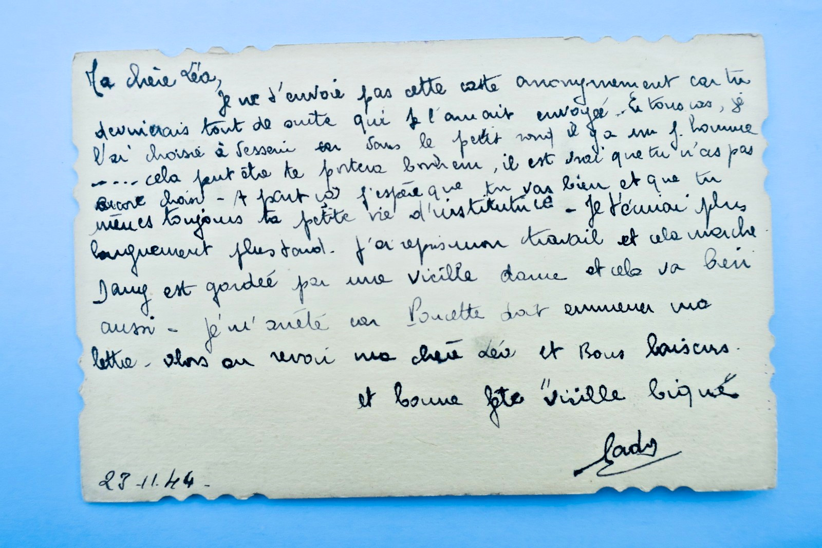 Sainte Catherine 1944 vieille bique CHAPEAU - La Librairie Antique
