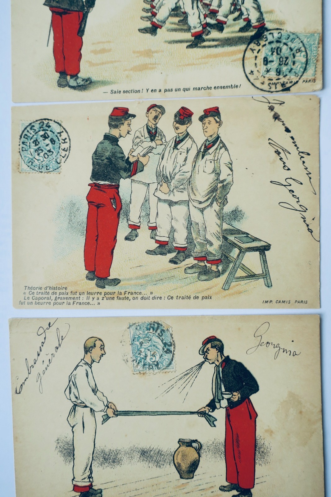 sale section, comment on plie une cravate, théorie d'histoire 3 CPA – Image 4