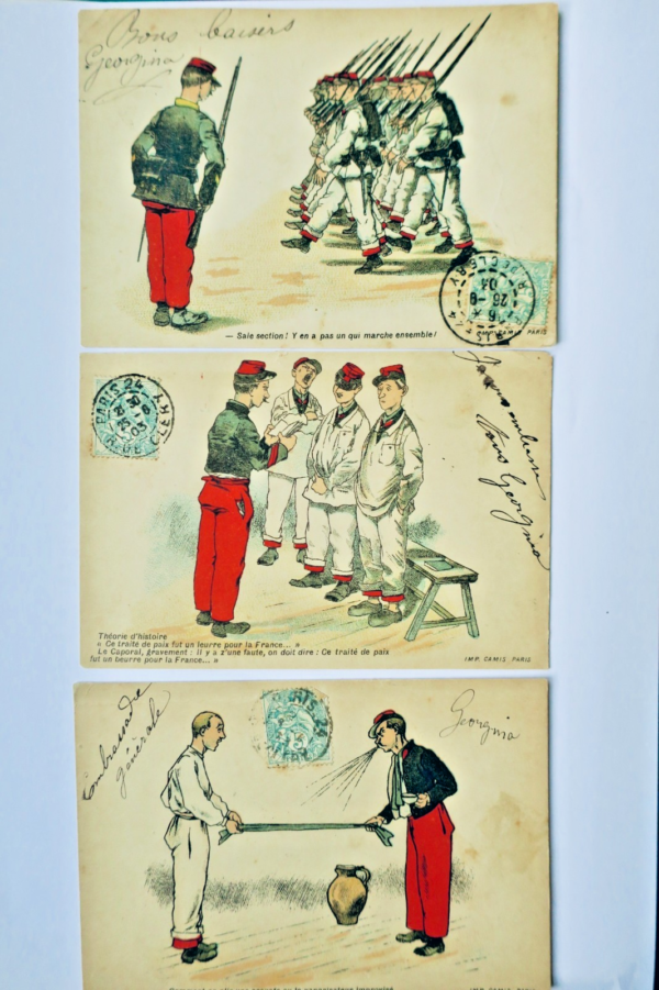 sale section, comment on plie une cravate, théorie d'histoire 3 CPA