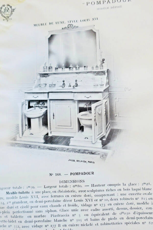 バスルーム・配管器具カタログ 1911年