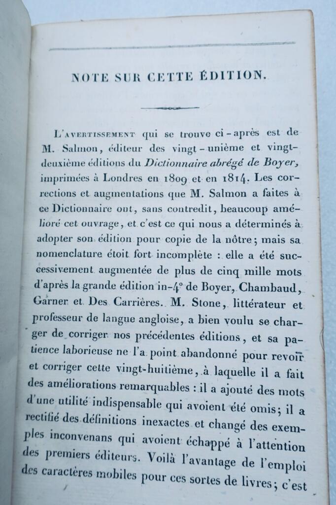 Französisch-Englisches Wörterbuch