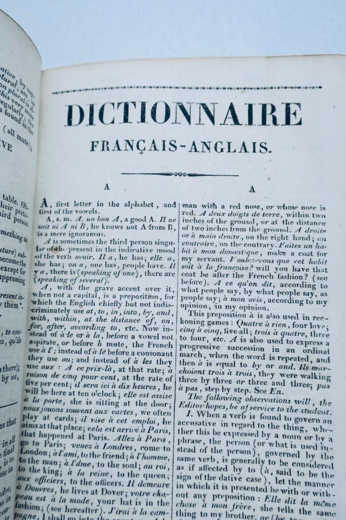 Französisch-Englisches Wörterbuch