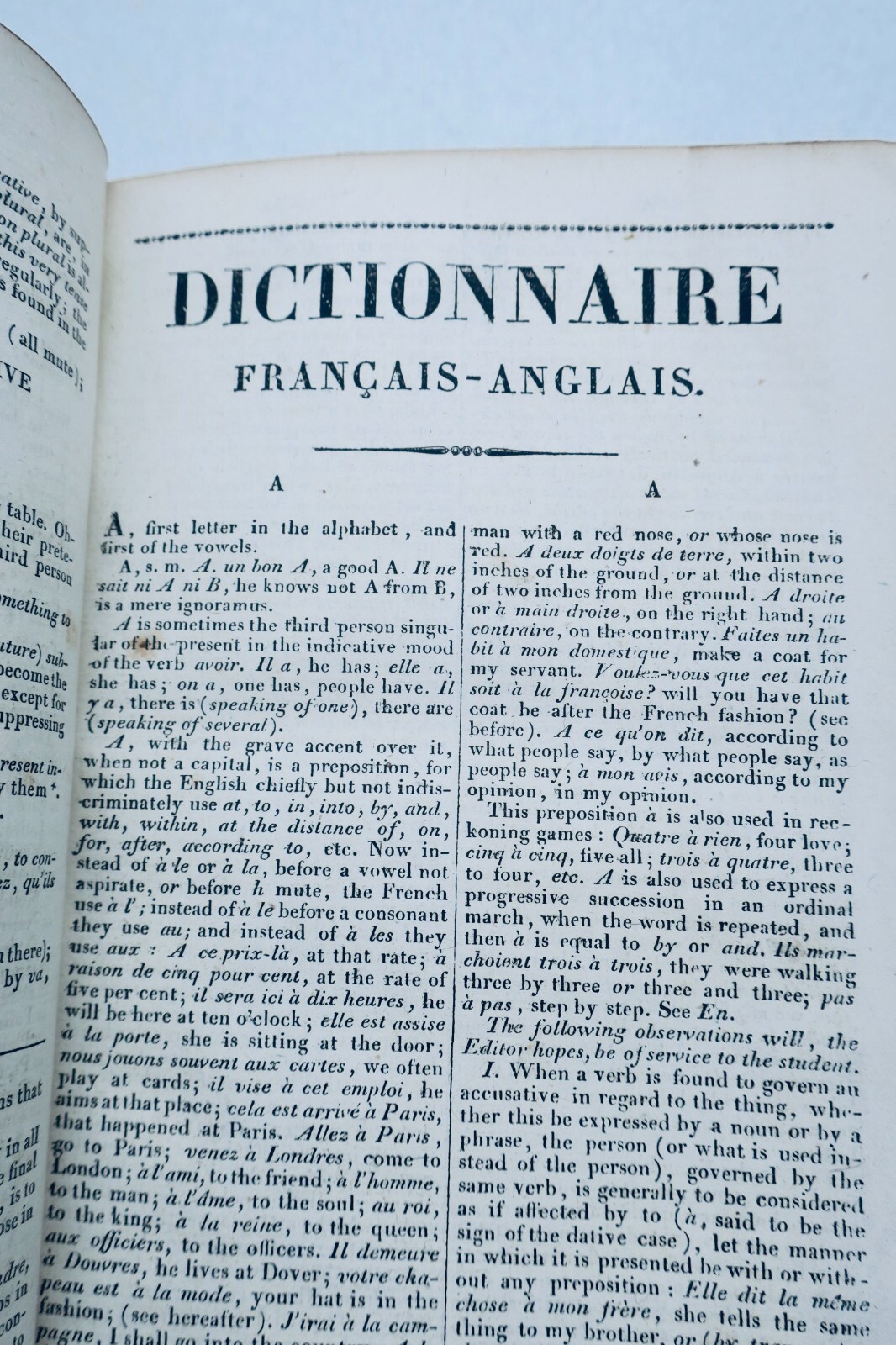 Französisch-Englisches Wörterbuch, 1827 - Image 7