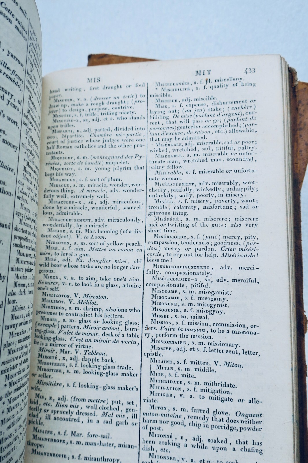 Französisch-Englisches Wörterbuch, 1827 - Image 4