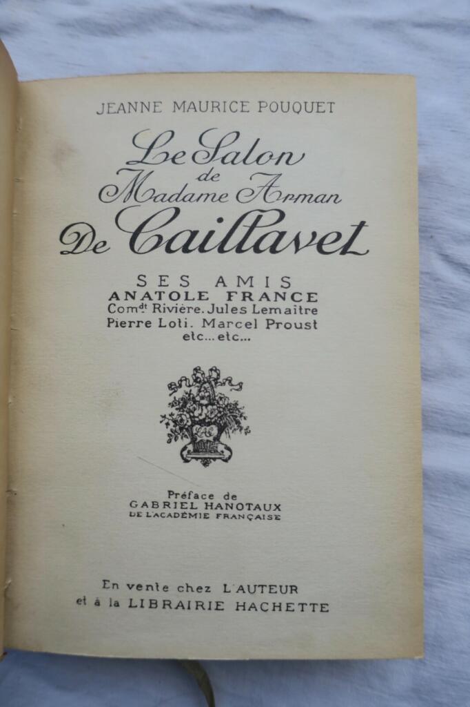 Madame Arman de Caillavet's Saloon and Friends