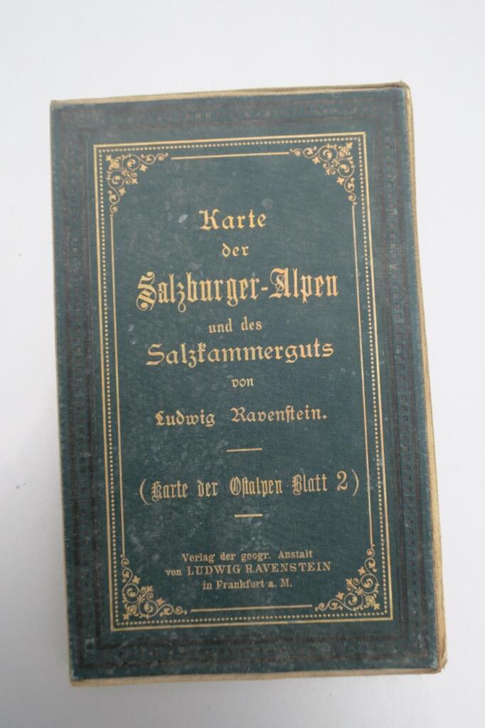 Map of the Salzburg Alps and Salzkammergut