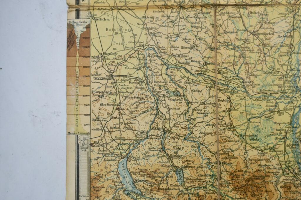 Map of the Salzburg Alps and Salzkammergut
