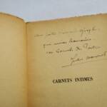 Samain Albert Carnets intimes – ex dono - La Librairie Antique