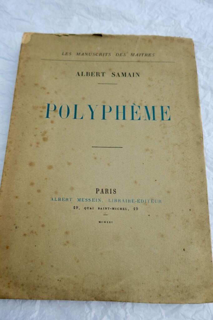 Samain Albert Polyphème 1921