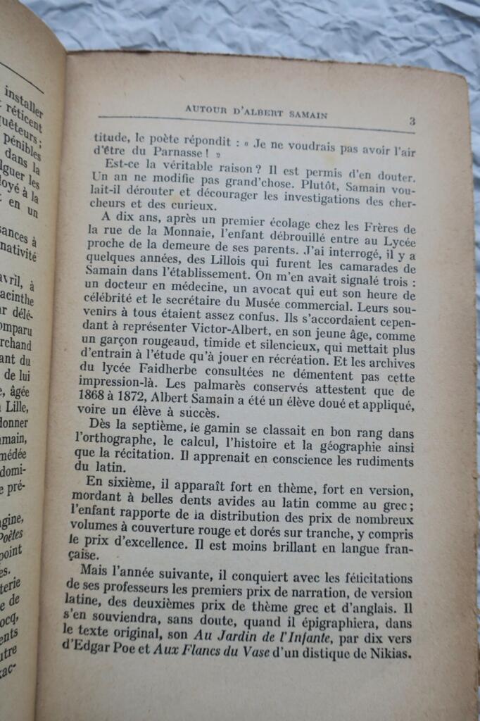 Einblicke in Albert Samain