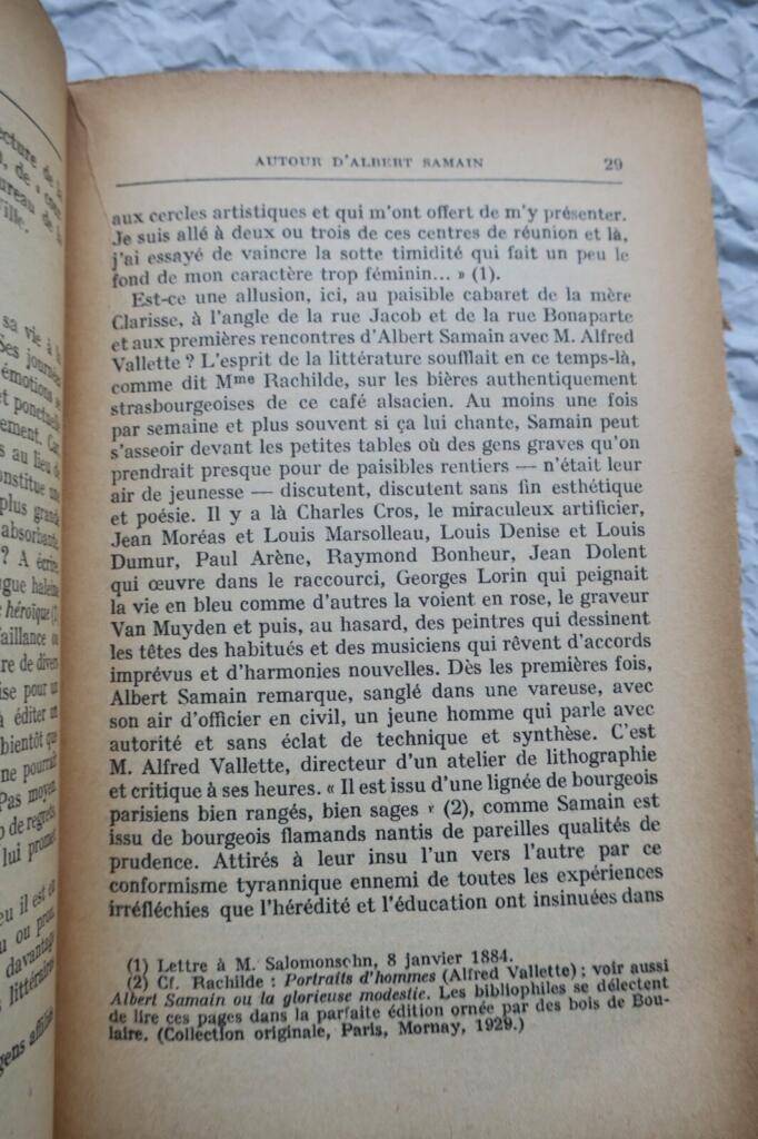 Einblicke in Albert Samain