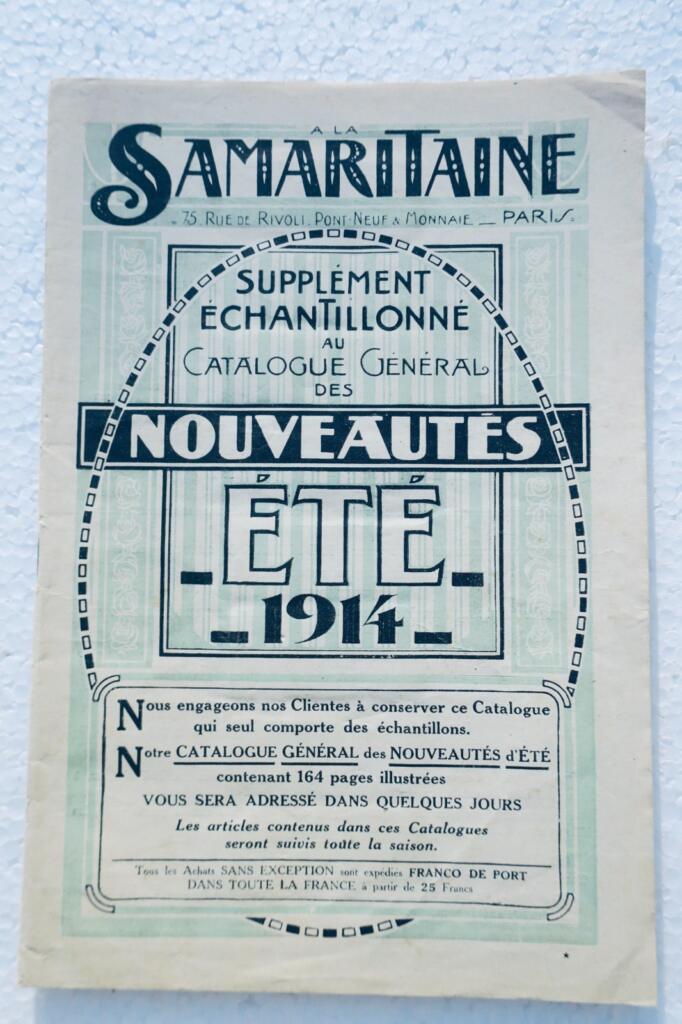 samaritaine été 1914 supplément échantillonné
