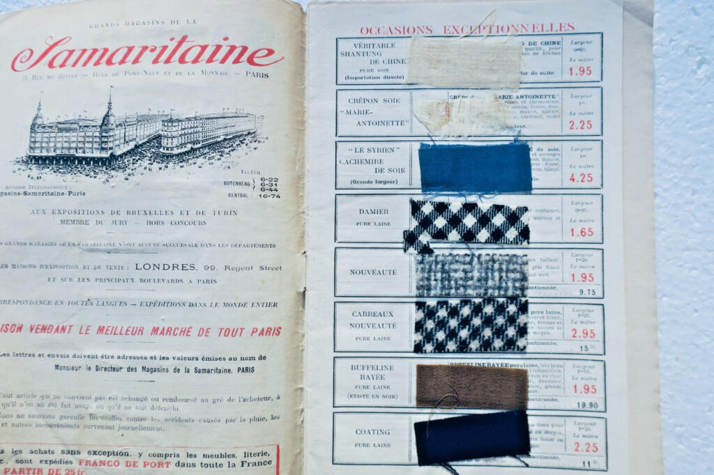 samaritaine été 1914 supplément échantillonné
